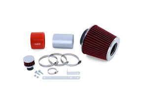 Air Intake Kit met Sport luchtfilter Rood geschikt voor Audi TT 8N 1.8 4-cilinder 98-06