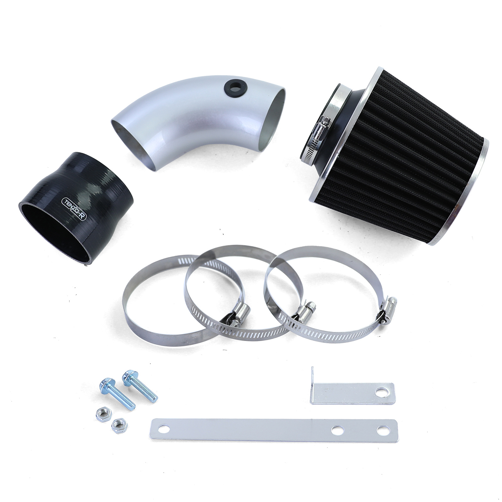 Luchtinlaatkit met sport luchtfilter zwart past op BMW 7-serie E32 E38 740 8-cilinder