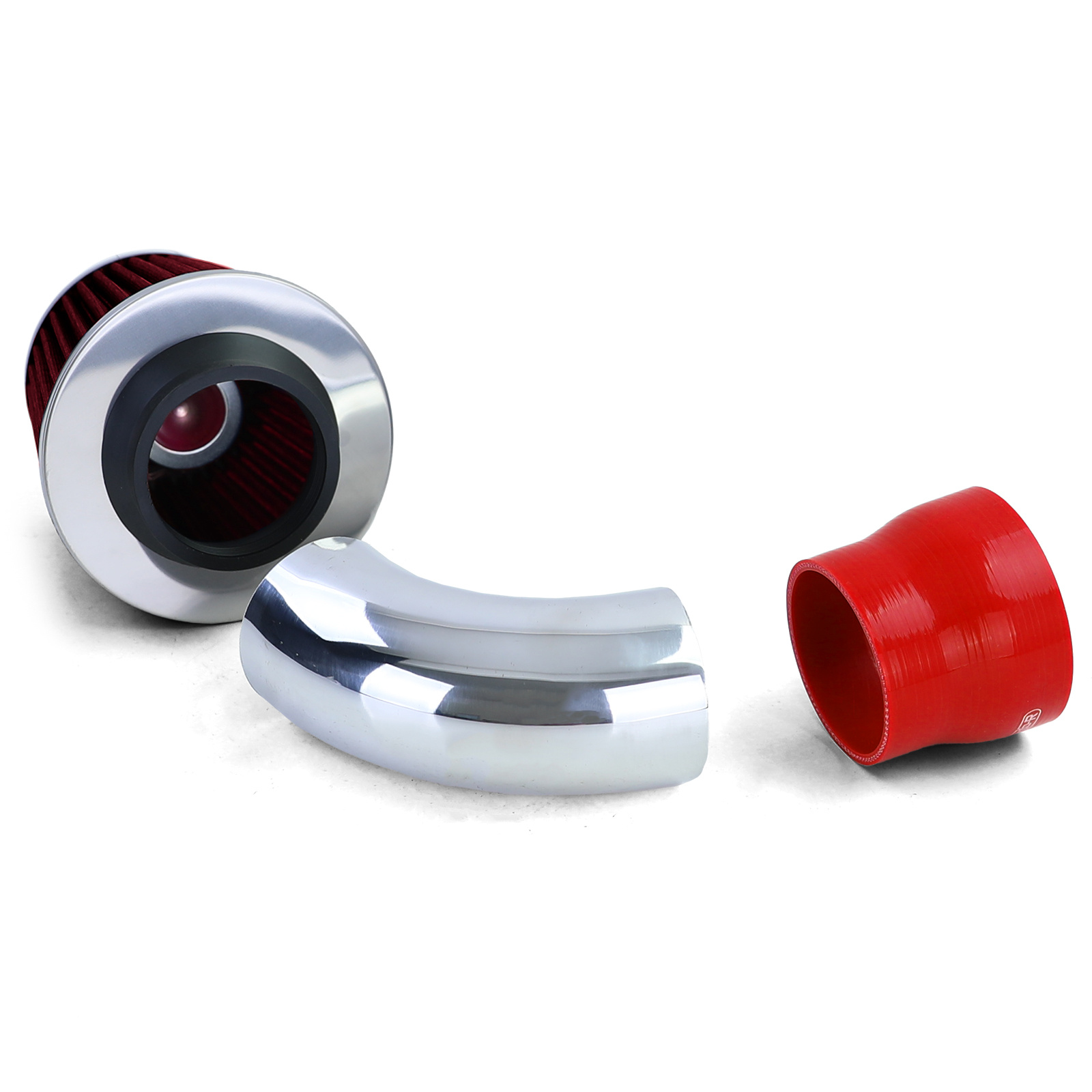 Luchtinlaatset met sportluchtfilter (rood) geschikt voor BMW 3-serie E46 323 325 328 330