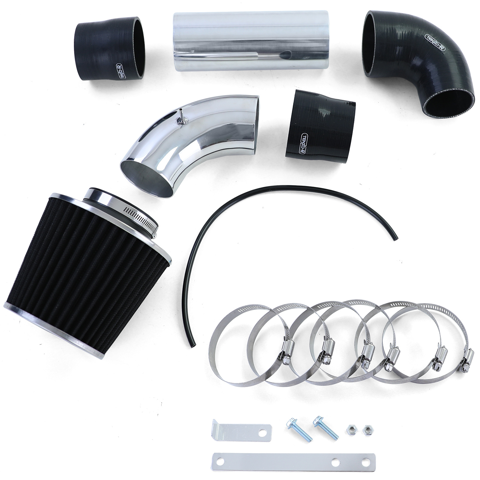 Luchtinlaatkit met sportluchtfilter Zwart geschikt voor VW Golf 3 Vento 2.0L 4-cilinder 91-99