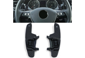 Carbon schakel peddel set geschikt voor VW Golf 7 12-21