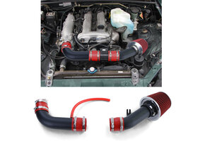 Luchtinlaat kit met sport luchtfilter Rood Zwart voor Mazda MX5 NB FL 98-05
