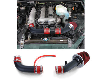 Luchtinlaat kit met sport luchtfilter Rood Zwart voor Mazda MX5 NB FL 98-05