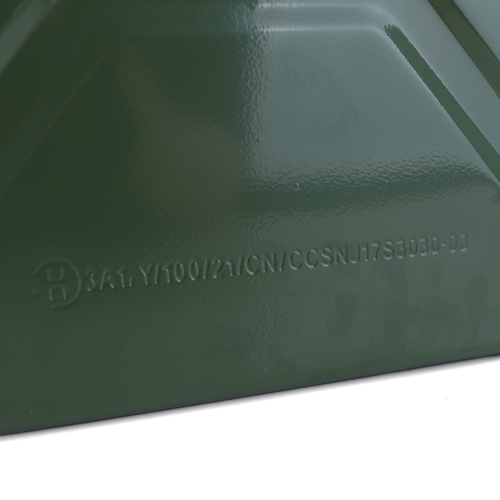 2x 20L Metalen kanister Brandstof Benzine Diesel Reserve met Vulhals Groen