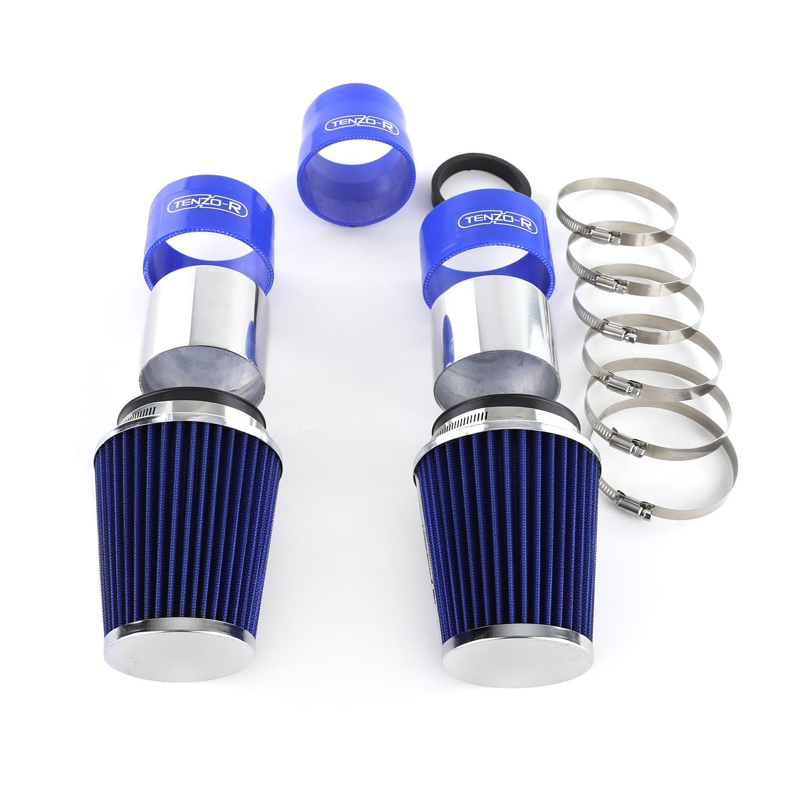 Luchtinlaatset met sportluchtfilter blauw geschikt voor Mercedes W204 C300 C350 V6