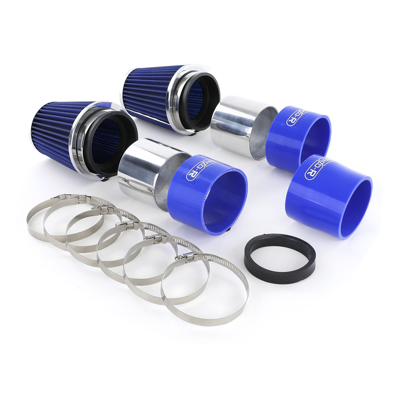 Luchtinlaatset met sportluchtfilter blauw geschikt voor Mercedes W204 C300 C350 V6