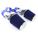 Luchtinlaatset met sportluchtfilter blauw voor Mercedes W204 C300 C350 V6