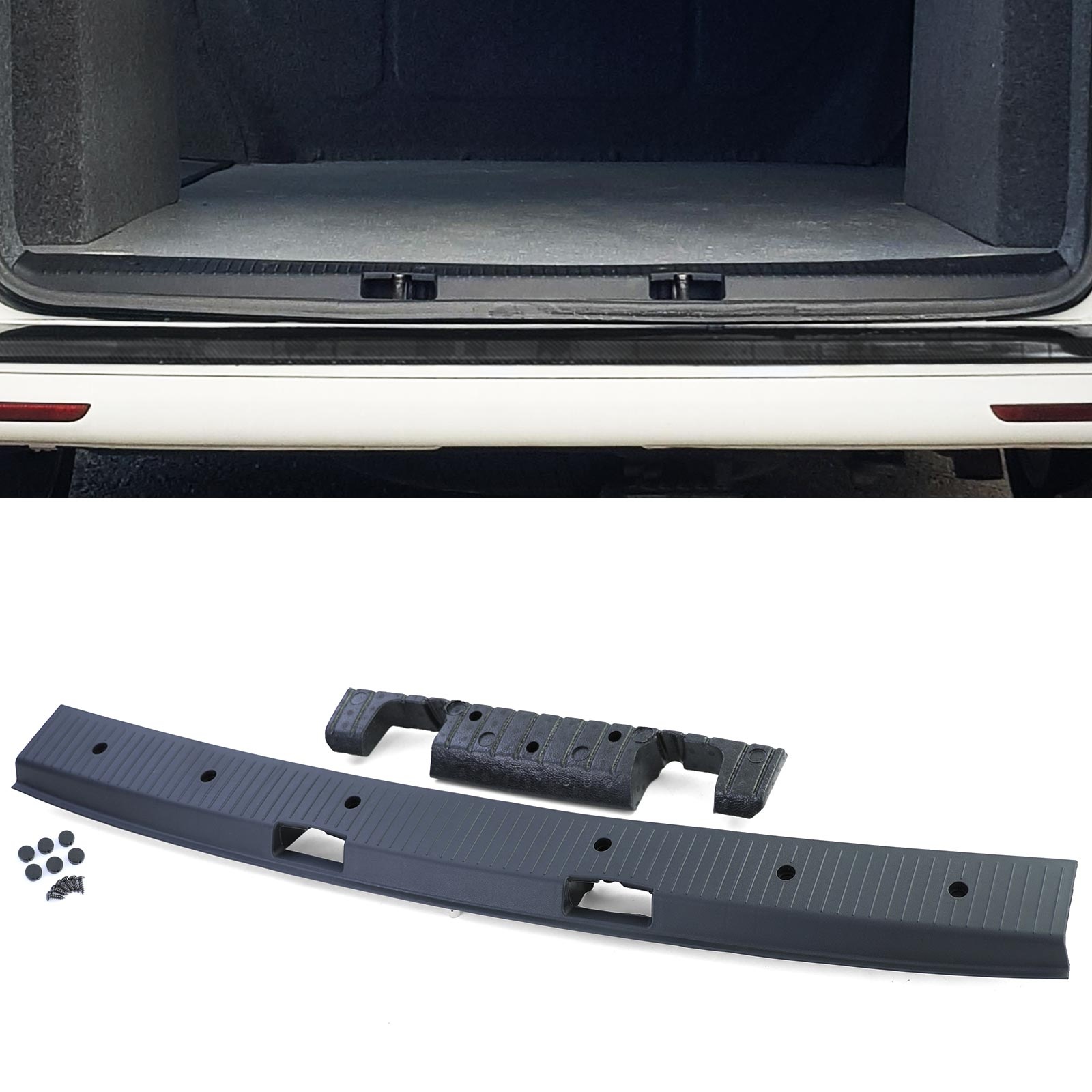Achterkant afdekking voor VW Bus T5 T5.1 T6 T6.1 met achterdeuren.