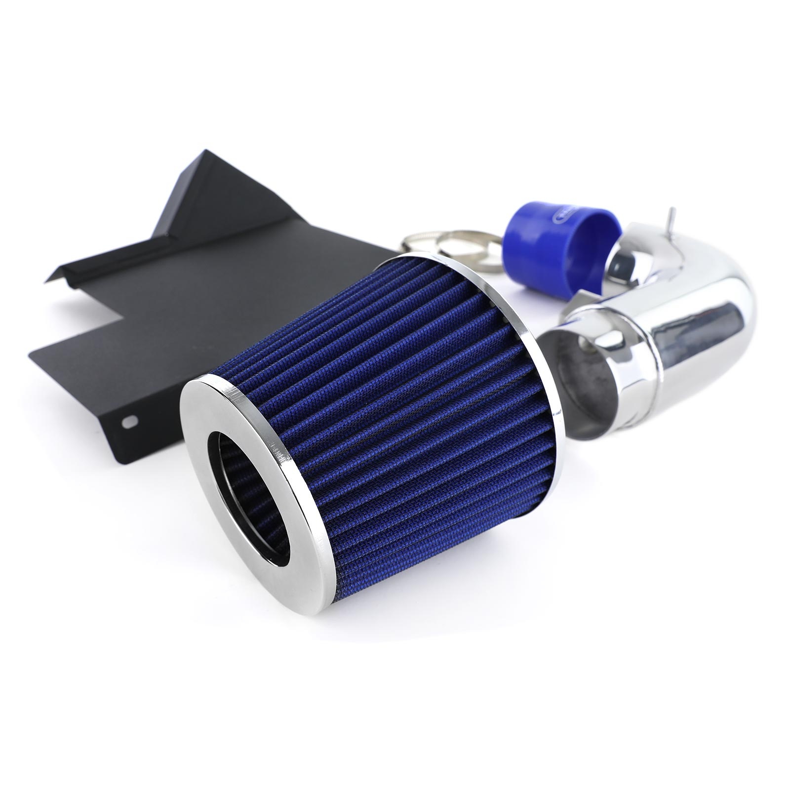 Luchtinlaat met sportluchtfilters blauw is geschikt voor BMW E90 E92 E81 E87 2.8 3.0
