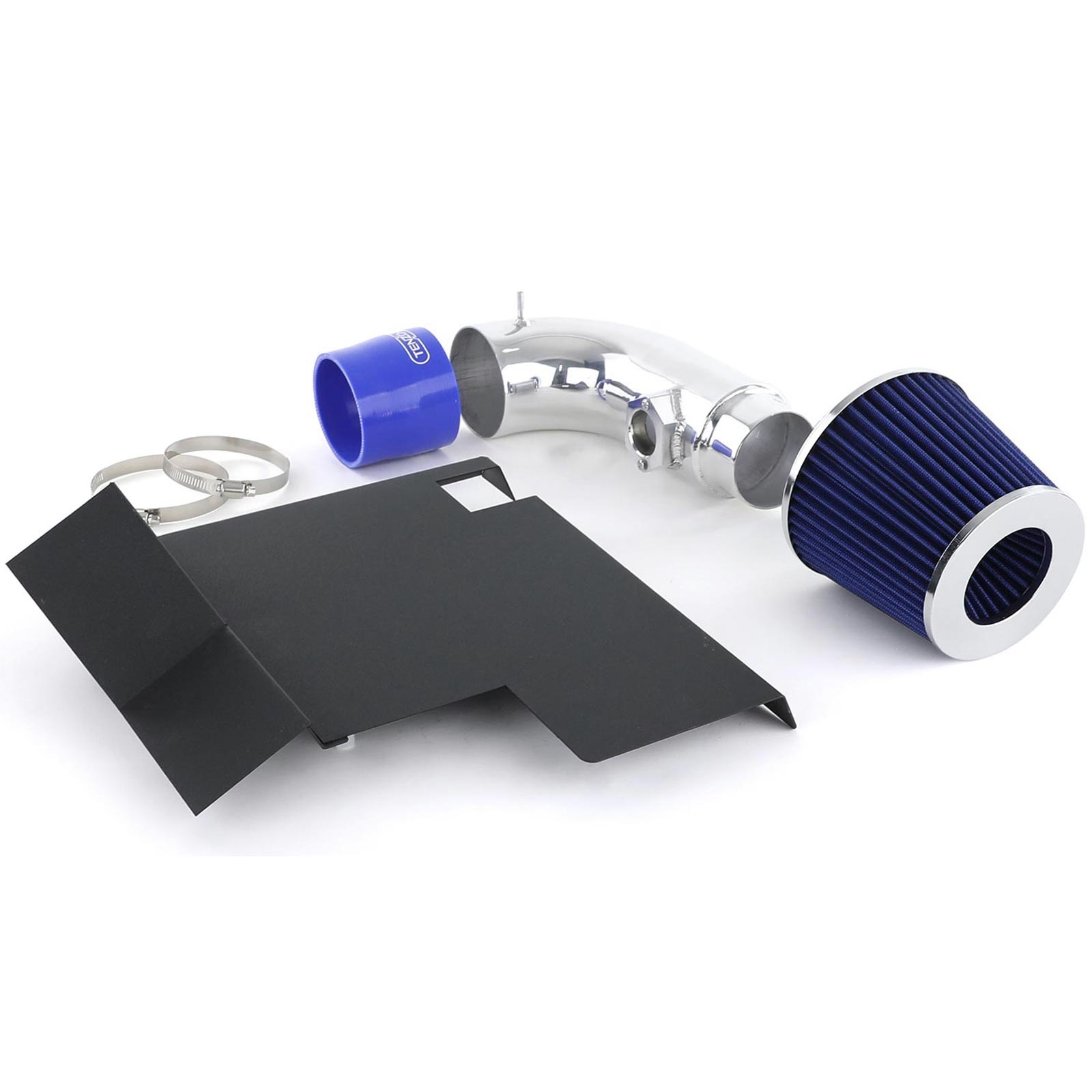 Luchtinlaat met sportluchtfilters blauw is geschikt voor BMW E90 E92 E81 E87 2.8 3.0