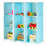 Speelgoedkast - 109x109x37cm - 9 deuren - dino