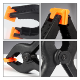 Achtergrond systeem - tot 210 cm - hoogte verstelbaar - zwart