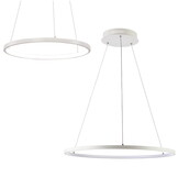 Hanglamp - ringlamp - 40cm - wit