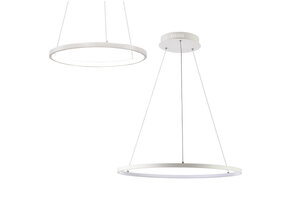 Hanglamp - ringlamp - 40cm - wit