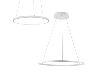 Hanglamp - ringlamp - 40cm - wit