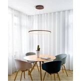 Hanglamp - ringlamp - 40cm - wit