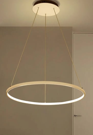 Hanglamp - ringlamp - 40cm - wit