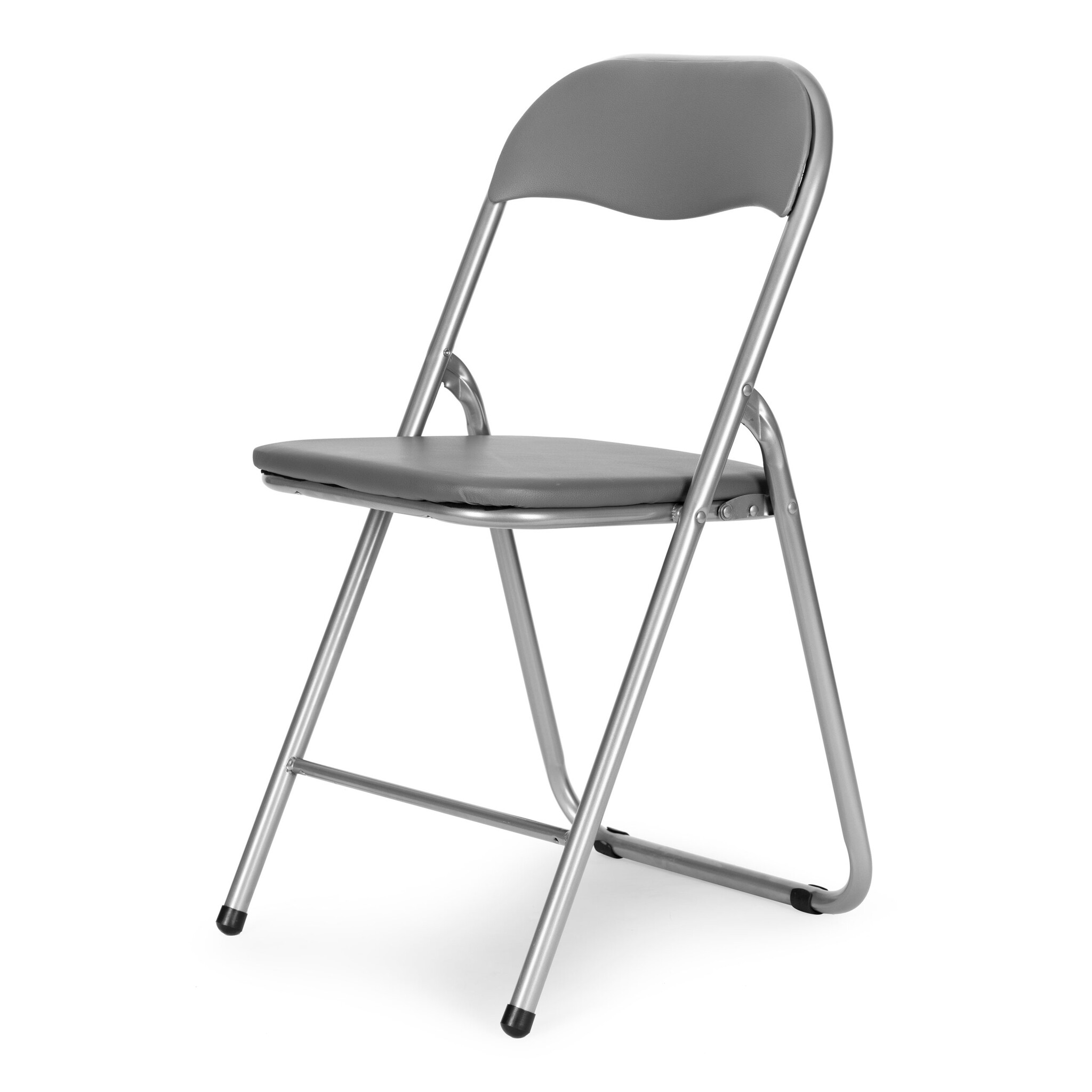 Klapstoelen - set van 6 - 77,5x43x43,5 cm - grijs