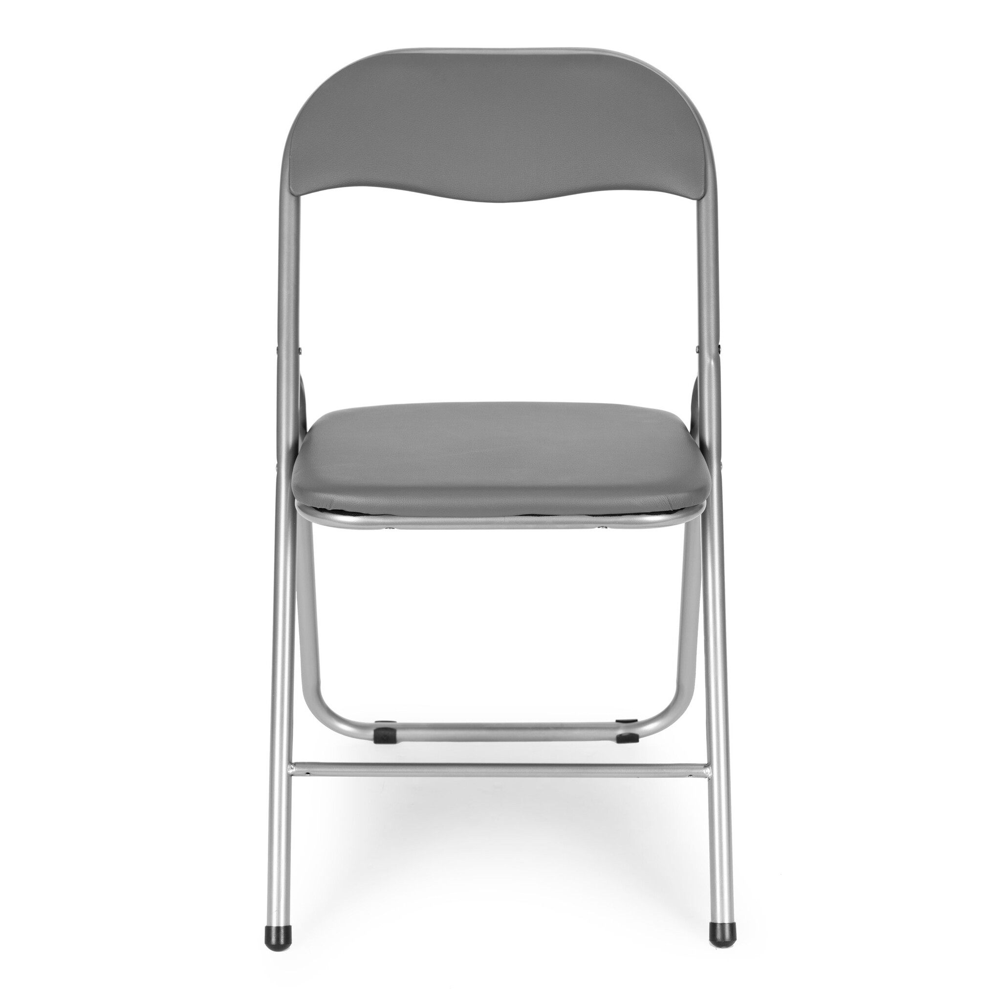Klapstoelen - set van 6 - 77,5x43x43,5 cm - grijs