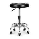 Tabouret kruk - 33x44-56 cm - draaibaar - zwart