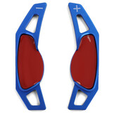 Schakelpaddles Verlenging Aluminium Blauw voor Smart ForTwo 451 Coupé Cabrio 09-19