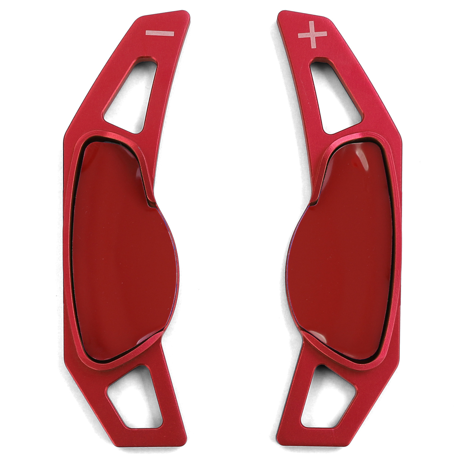 Schakelpaddel Verlenging Aluminium Rood voor Smart ForFour 453 14-18