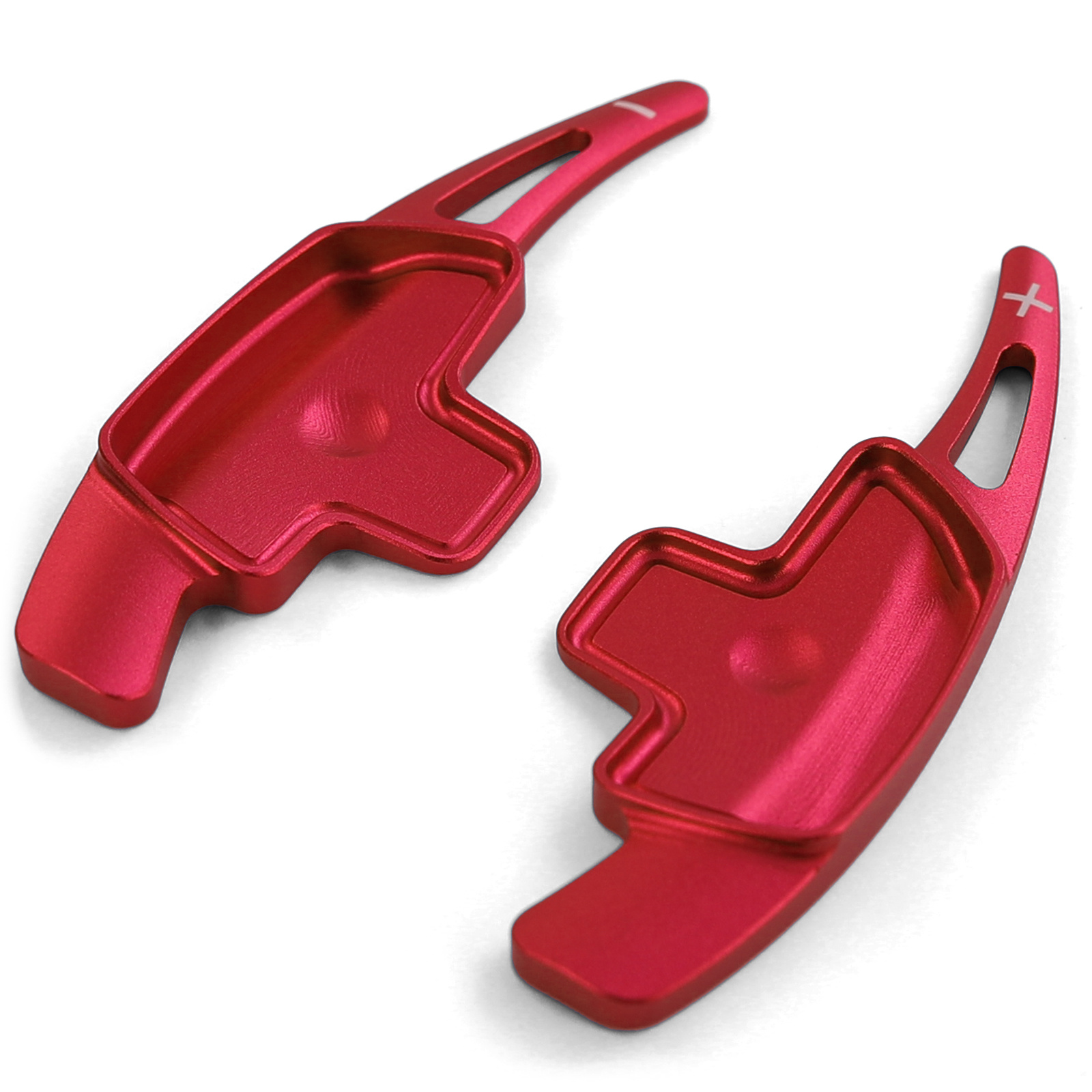 Schakelflippers verlenging Aluminium Rood voor Mercedes W176 W177 W246 W247 W205 W213