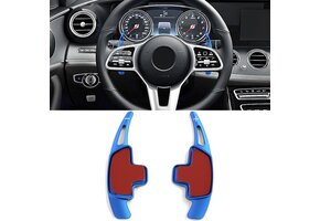 Schakelpeddels Verlenging Aluminium Blauw voor Mercedes GLE W166 C292 C167 GLS X166