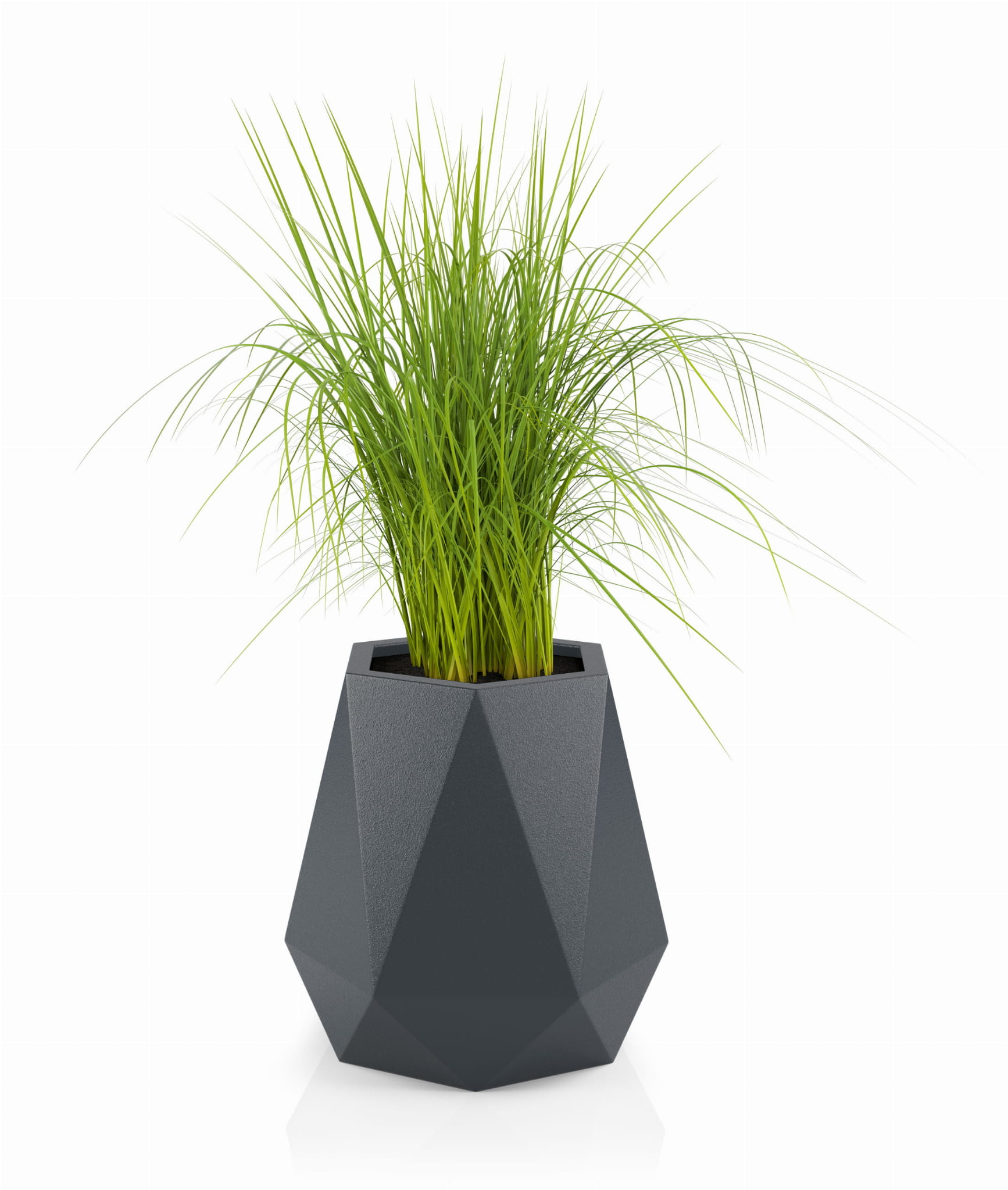 Bloempot - Monumo Flavi - 47x47x54cm - antraciet