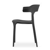 Eetkamerstoel ULME - 49,5x49,5x74,5cm - zwart