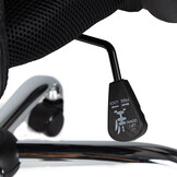 Bureaustoel - 50x47x69cm - met kantelsysteem - zwart