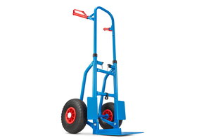 Steekwagen - opvouwbaar - tot 250 kg - blauw, rood