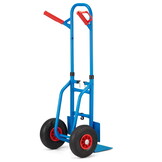 Steekwagen - opvouwbaar - tot 250 kg - blauw, rood