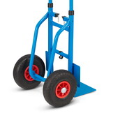 Steekwagen - opvouwbaar - tot 250 kg - blauw, rood