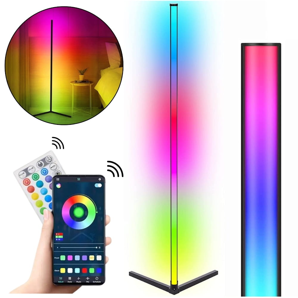 Hoeklamp - RGB LED-verlichting - compatible Android en IOS