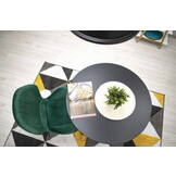 Velvet eetkamerstoel TERNI - 50,5x62x86cm - groen