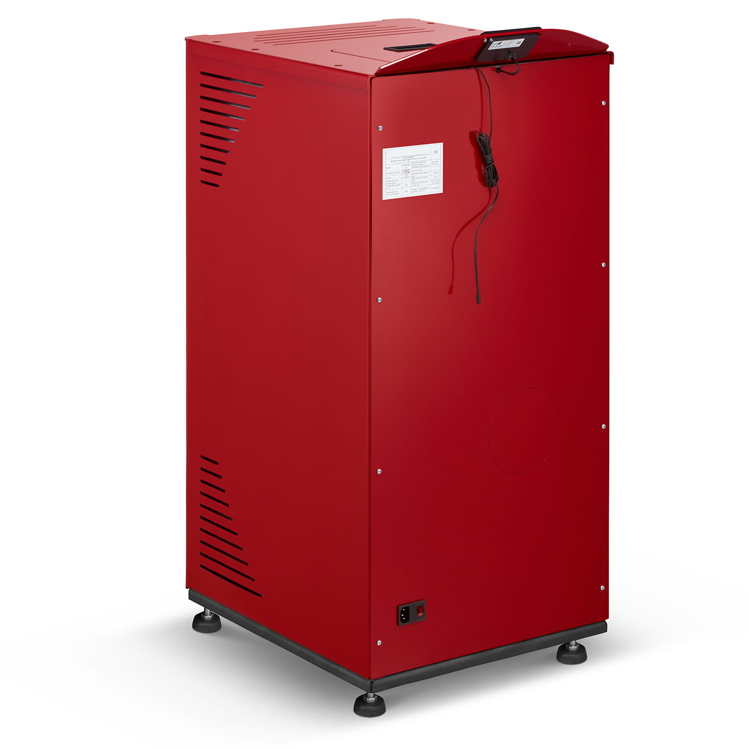 Pelletkachel - 8kW - rood - energielabel A++ - smart