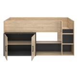 Halfhoogslaper 90 x 200 cm met opbergruimte