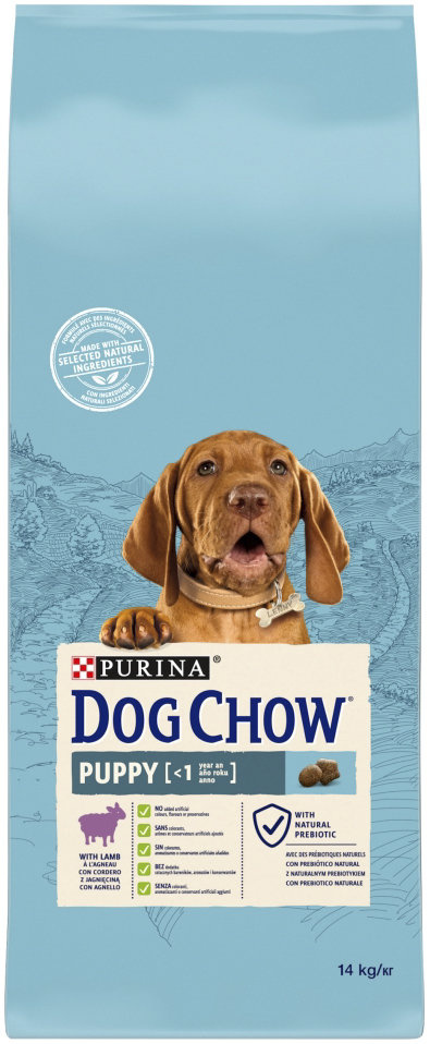 Hondenvoer - Purina Dog Chow Puppy - lam - 11+3 kg