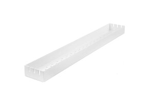 Planchet LOFT - 60x4x8 cm - metaal - wit