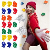 Klimgrepen - klimstenen - set van 20 stuks - diverse kleuren