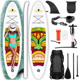 SUP board - 305x76x15 cm - opblaasbaar -  green totem