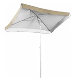Parasol - 160x160cm - vierkant - beige - kantelbaar