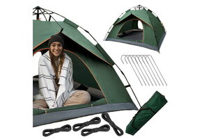 Pop up tent - 210x200x135cm - 4 persoons - groen