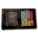 Pakketweegschaal - LCD display - max 150kg - verstelbaar