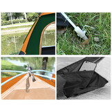 Pop up tent - 200x200x130cm - met klamboe - oranje, groen