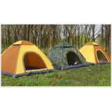 Pop up tent - 200x200x130cm - met klamboe - camouflag﻿e