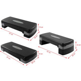 Aerobic step  - zwart grijs - 3 standen - 67x28 cm