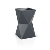Bloempot - VALENCIA - 32x25x70cm - antraciet