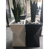 Bloempot - VALENCIA - 32x25x70cm - antraciet